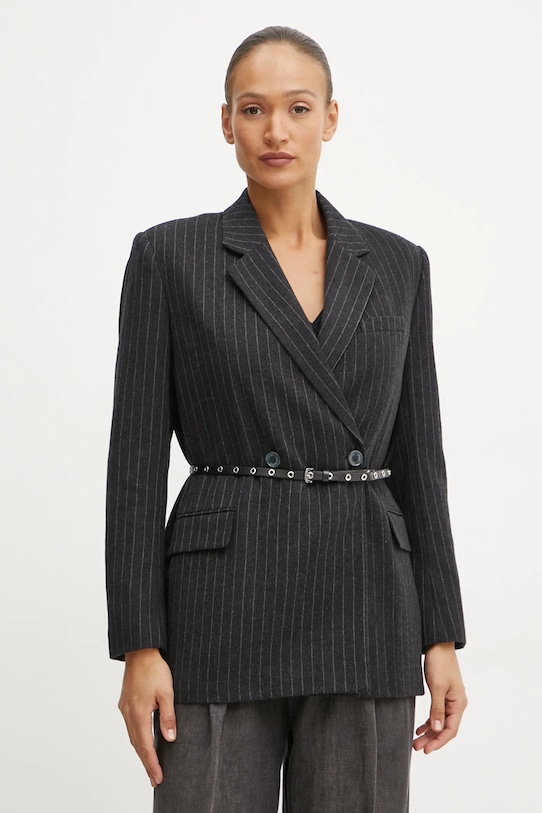 Шерстяной жакет Michael Michael Kors, серый
Шерстяной жакет Michael Michael Kors, серый