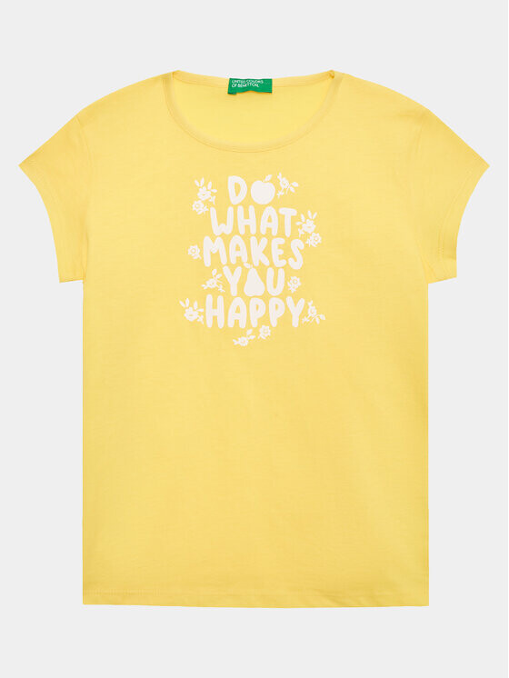 Футболка стандартного кроя United Colors Of Benetton, желтый
Футболка стандартного кроя United Colors Of Benetton, желтый