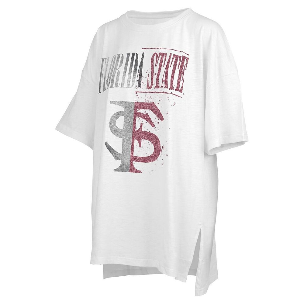 Женская футболка оверсайз с разрезом Lickety, белая футболка Seminoles Florida State Seminoles для женщин Pressbox, цвет Fsu White
Женская футболка оверсайз с разрезом Lickety, белая футболка Seminoles Florida State Seminoles для женщин Pressbox, цвет Fsu White