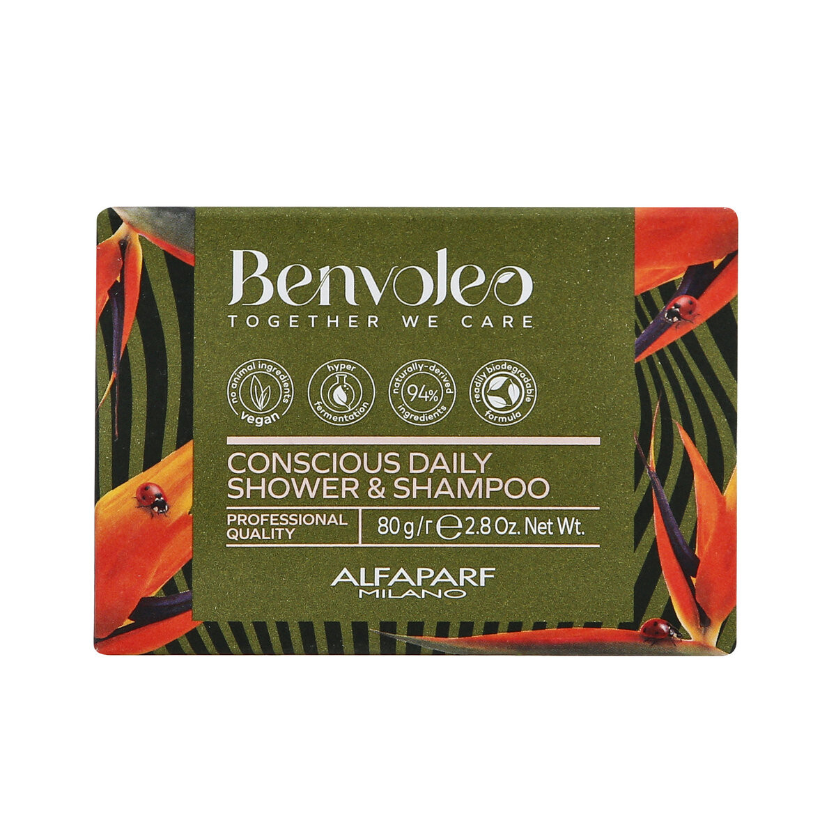 Alfaparf, Milano Benvoleo Conscious Daily 3в1, органический шампунь 3в1, 80г
Alfaparf, Milano Benvoleo Conscious Daily 3в1, органический шампунь 3в1, 80г