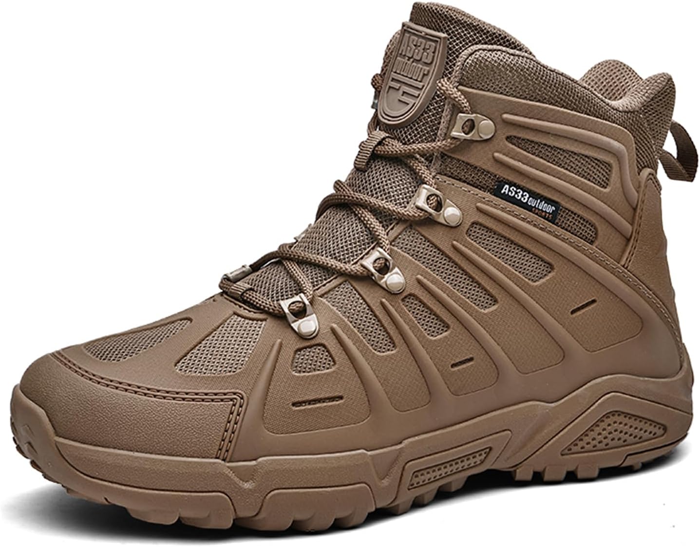 Кожаные тактические ботинки для мужчин Tengfeifly, коричневый
Кожаные тактические ботинки для мужчин Tengfeifly, коричневый