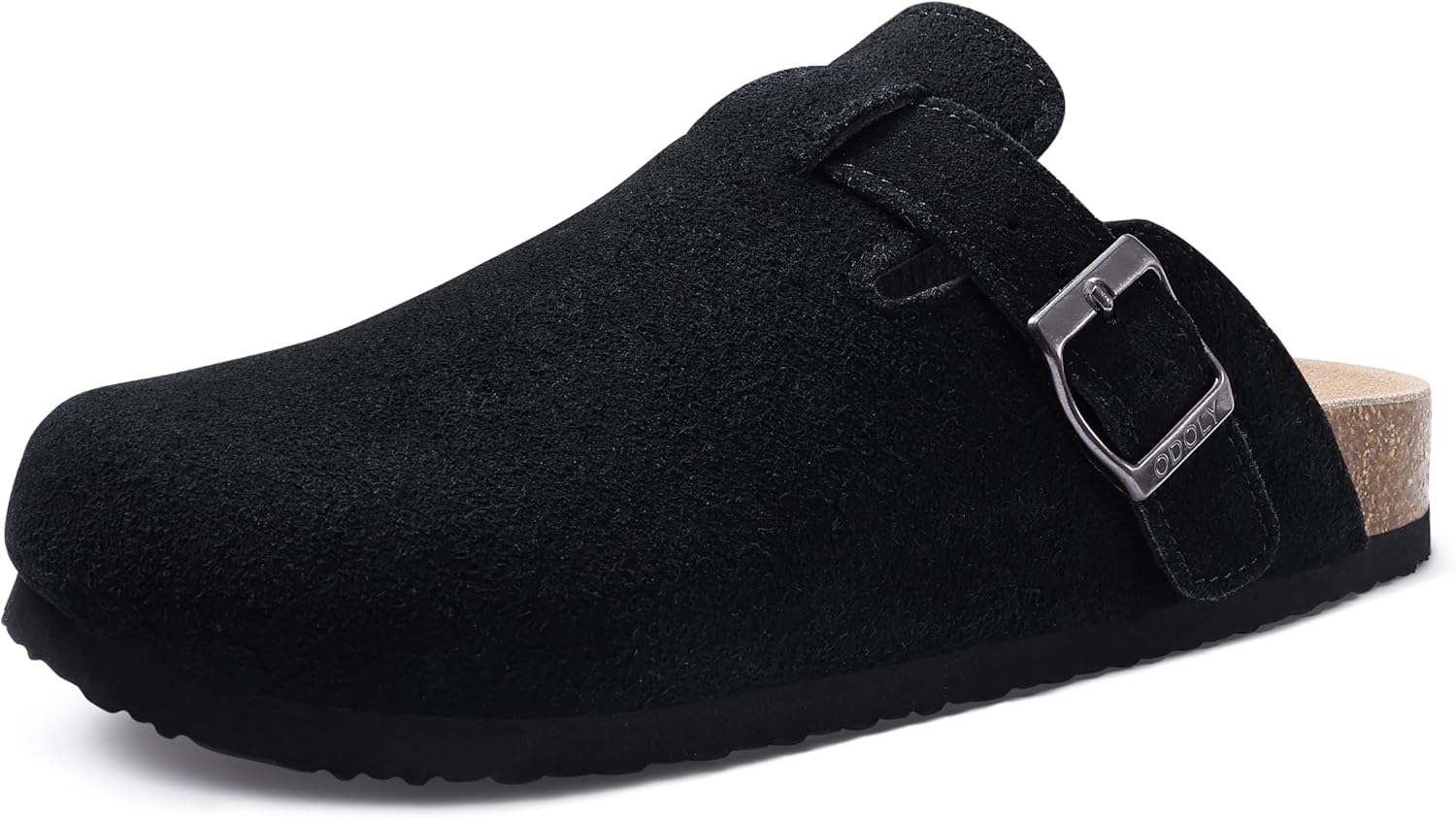Замшевые сабо для женщин и мужчин с мягкой пробковой стелькой, кожаные мюли, удобные обувь «картошка» с поддержкой свода Odoly, черный
Замшевые сабо для женщин и мужчин с мягкой пробковой стелькой, кожаные мюли, удобные обувь «картошка» с поддержкой свода Odoly, черный