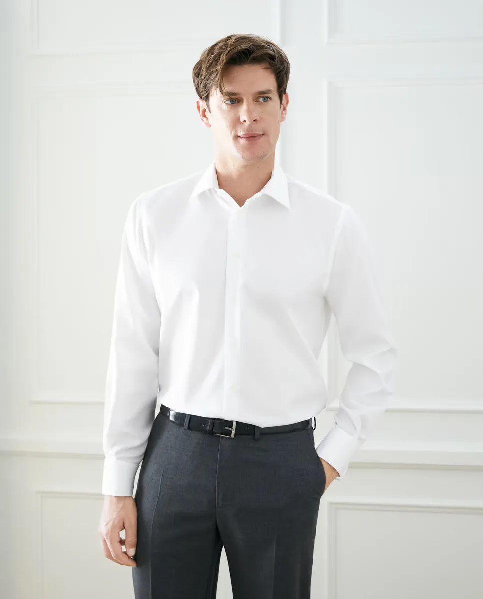 Классическая мужская рубашка классического кроя Emidio Tucci, белый
Классическая мужская рубашка классического кроя Emidio Tucci, белый