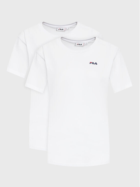 Комплект из 2 футболок стандартного кроя Fila, белый
Комплект из 2 футболок стандартного кроя Fila, белый