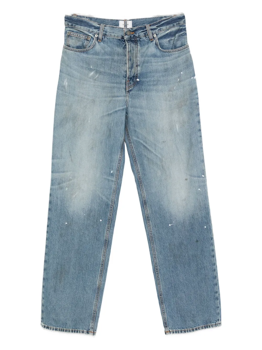 Джинсы с пятью карманами, забрызганные краской Haikure, синий
Джинсы с пятью карманами, забрызганные краской Haikure, синий