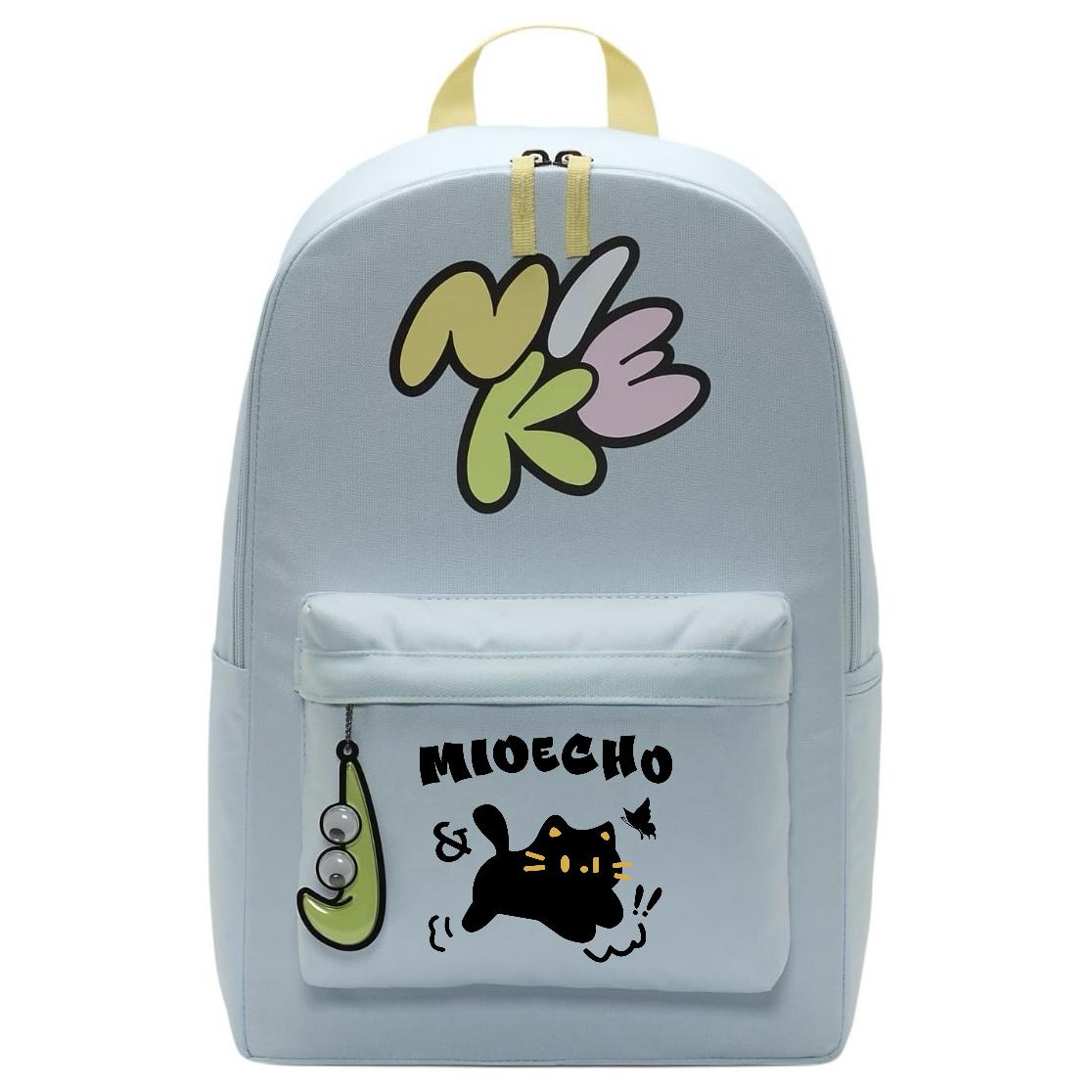Nike Тканевый рюкзак женский ледниково-голубой и нежно-желтый и светло-лимонный, Kitten Butterfly
Nike Тканевый рюкзак женский ледниково-голубой и нежно-желтый и светло-лимонный, Kitten Butterfly