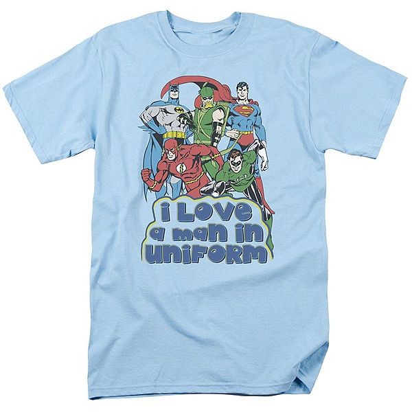 Футболка с коротким рукавом Dc comics i love a man in uniform Licensed Character
Футболка с коротким рукавом Dc comics i love a man in uniform Licensed Character