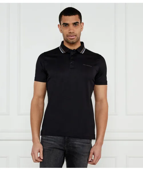 Футболка поло Regular fit Karl Lagerfeld, черный
Футболка поло Regular fit Karl Lagerfeld, черный