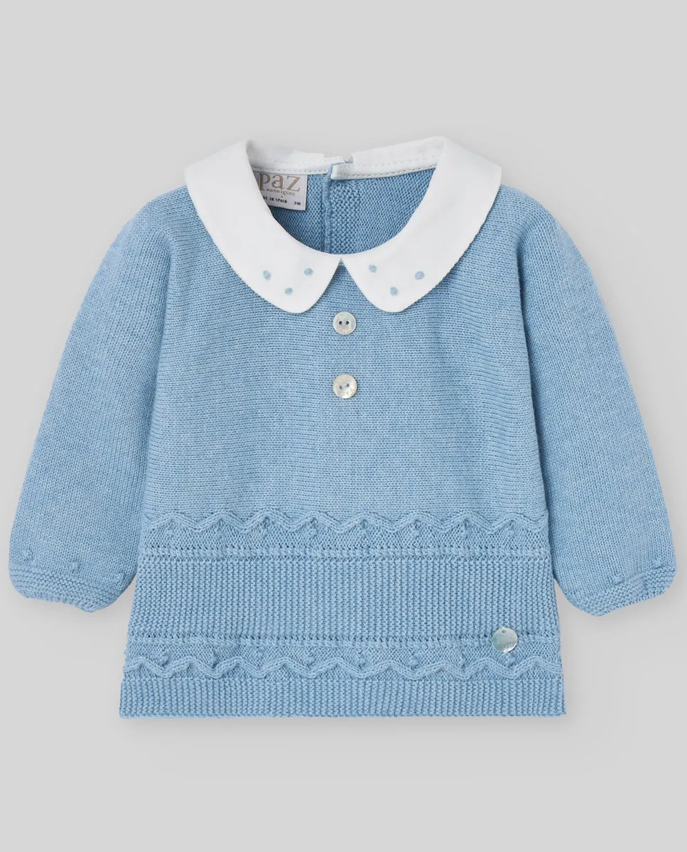 Детский вязаный жилет коллекции Koala Paz Rodríguez, светло-голубой
Детский вязаный жилет коллекции Koala Paz Rodríguez, светло-голубой