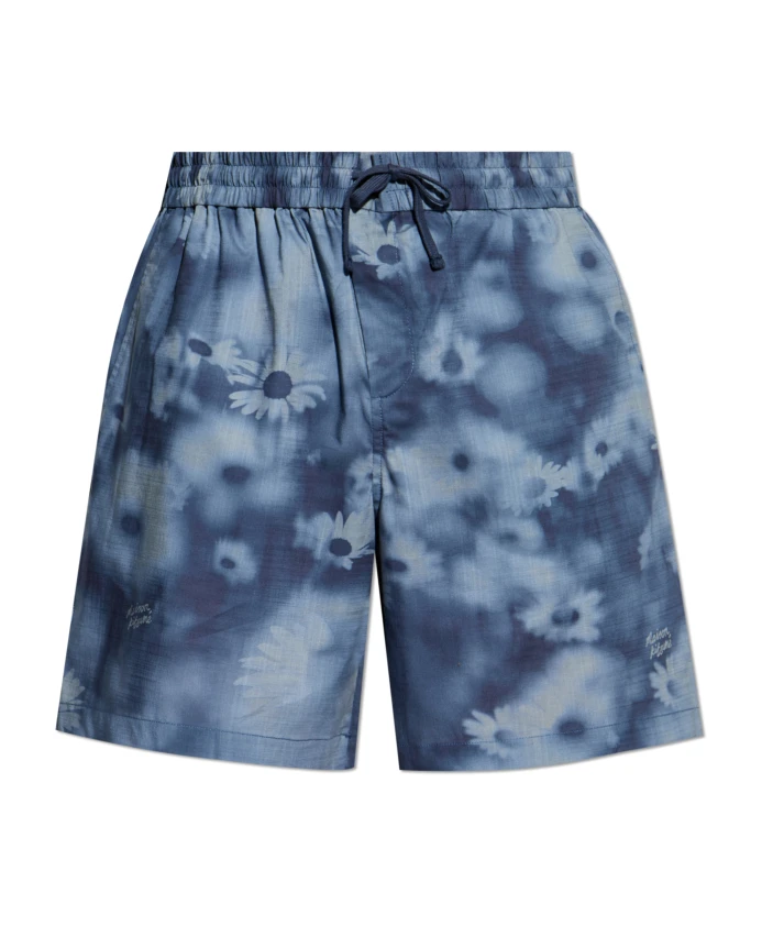 Шорты с цветочным узором Maison Kitsunã, синий
Шорты с цветочным узором Maison Kitsunã, синий