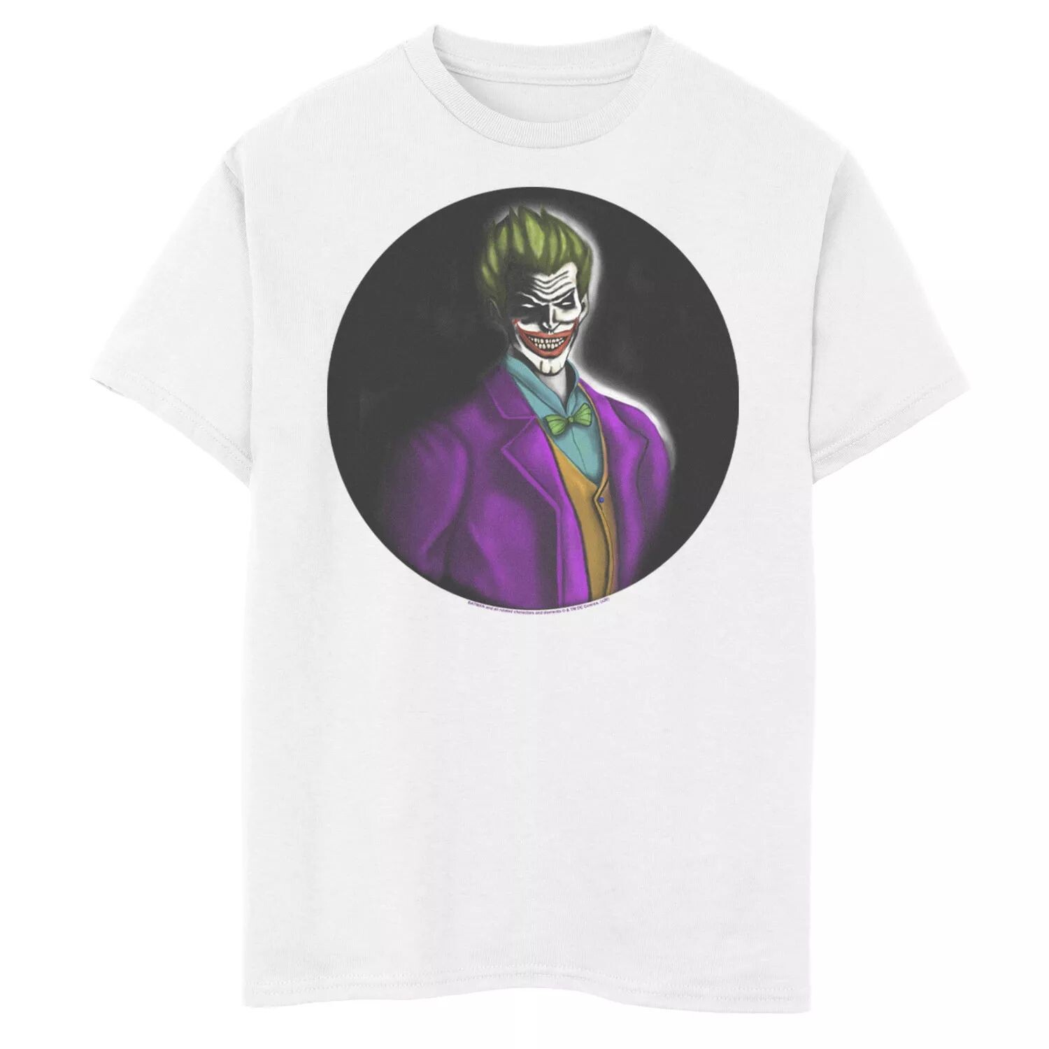 Футболка с портретом и портретом в темных кругах для мальчиков 8–20 лет DC Fandome The Joker DC Comics, белый
Футболка с портретом и портретом в темных кругах для мальчиков 8–20 лет DC Fandome The Joker DC Comics, белый