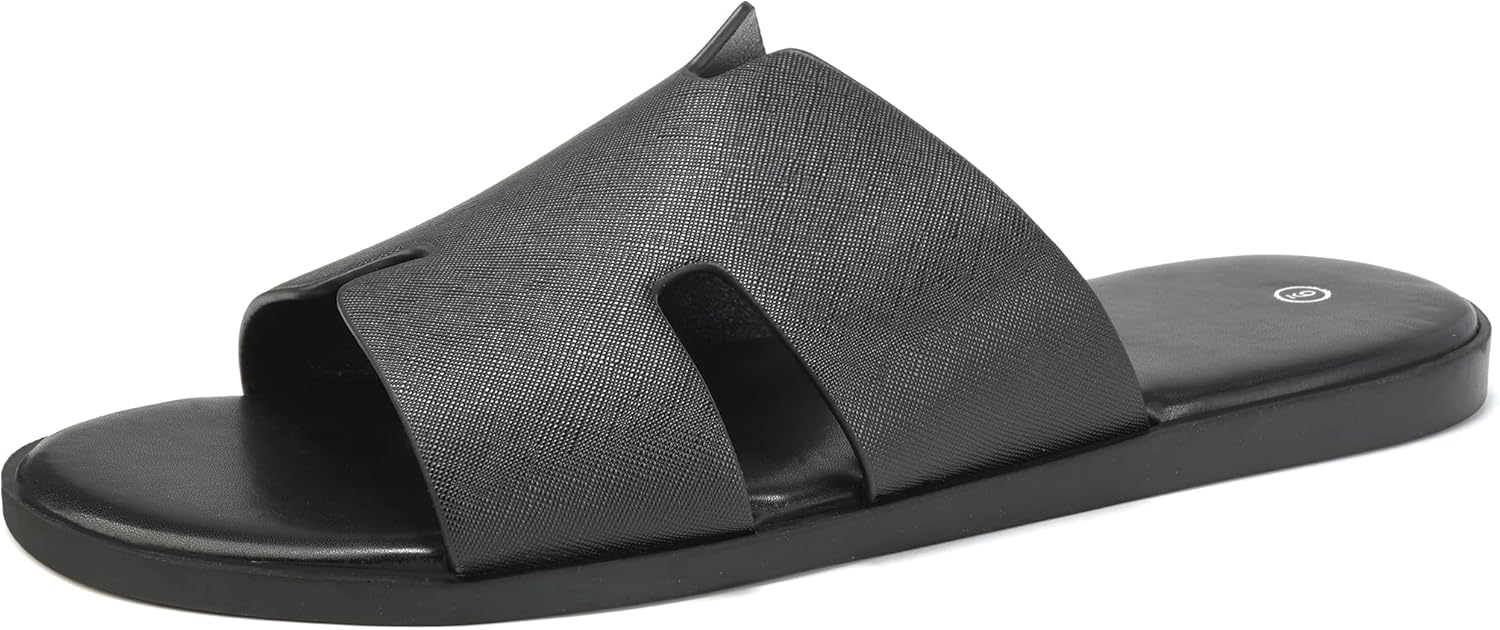 Мужские летние сандалии SoleilSandal из кожи, удобные сандалии на плоской подошве с мягкой стелькой из мемори-пены, резиновая подошва, нескользящие, повседневные модные шлепанцы, Ebony
Мужские летние сандалии SoleilSandal из кожи, удобные сандалии на плоской подошве с мягкой стелькой из мемори-пены, резиновая подошва, нескользящие, повседневные модные шлепанцы, Ebony