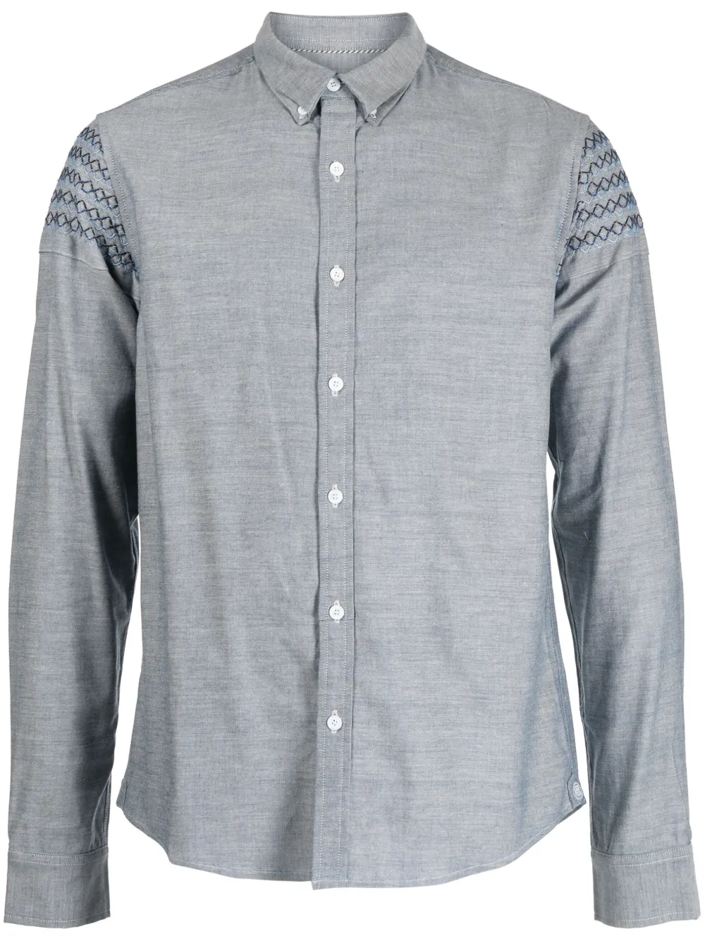 Льняная рубашка с вышивкой Private Stock, синий
Льняная рубашка с вышивкой Private Stock, синий