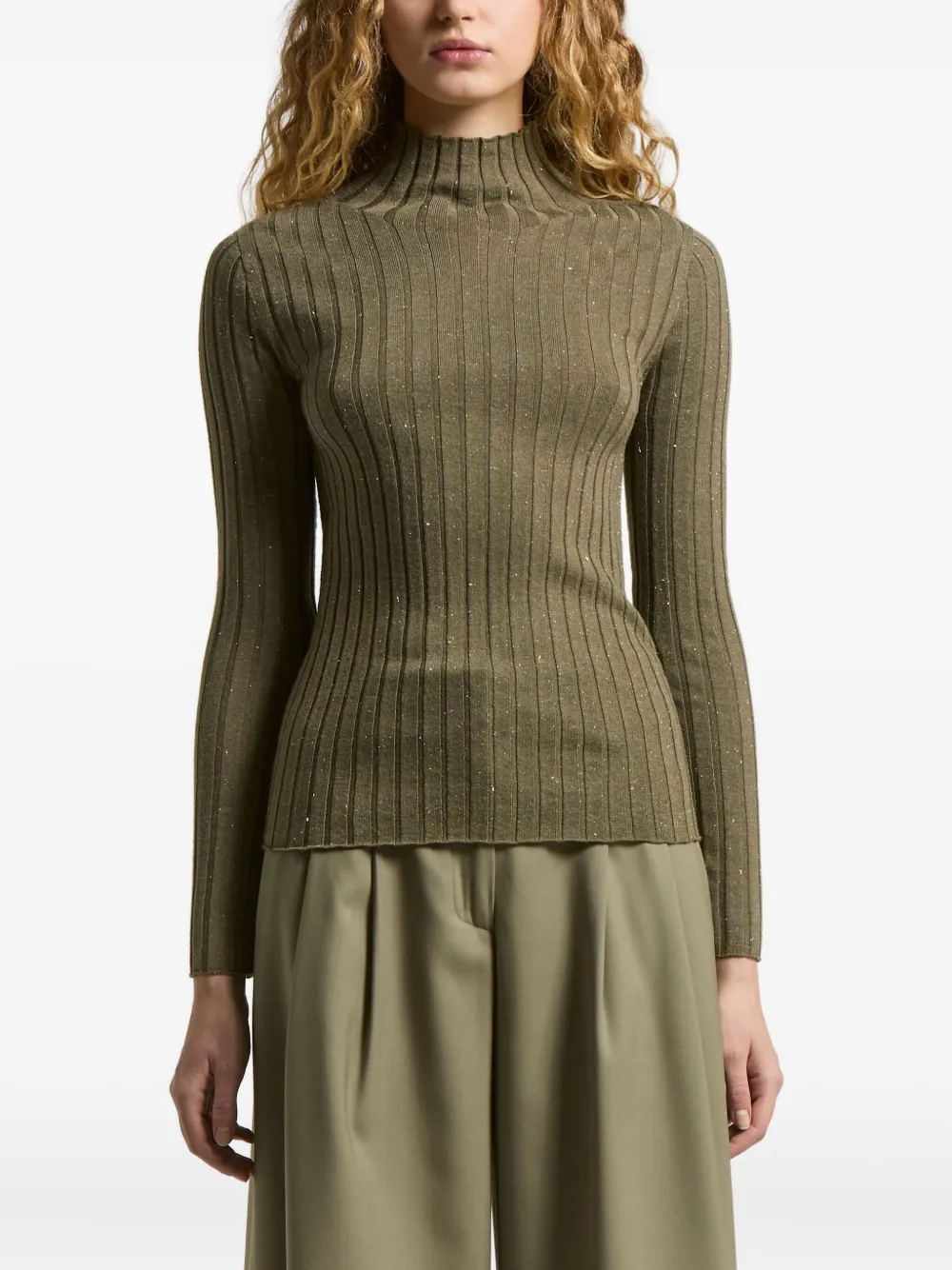 Пуловер с блестками Peserico, зеленый
Пуловер с блестками Peserico, зеленый