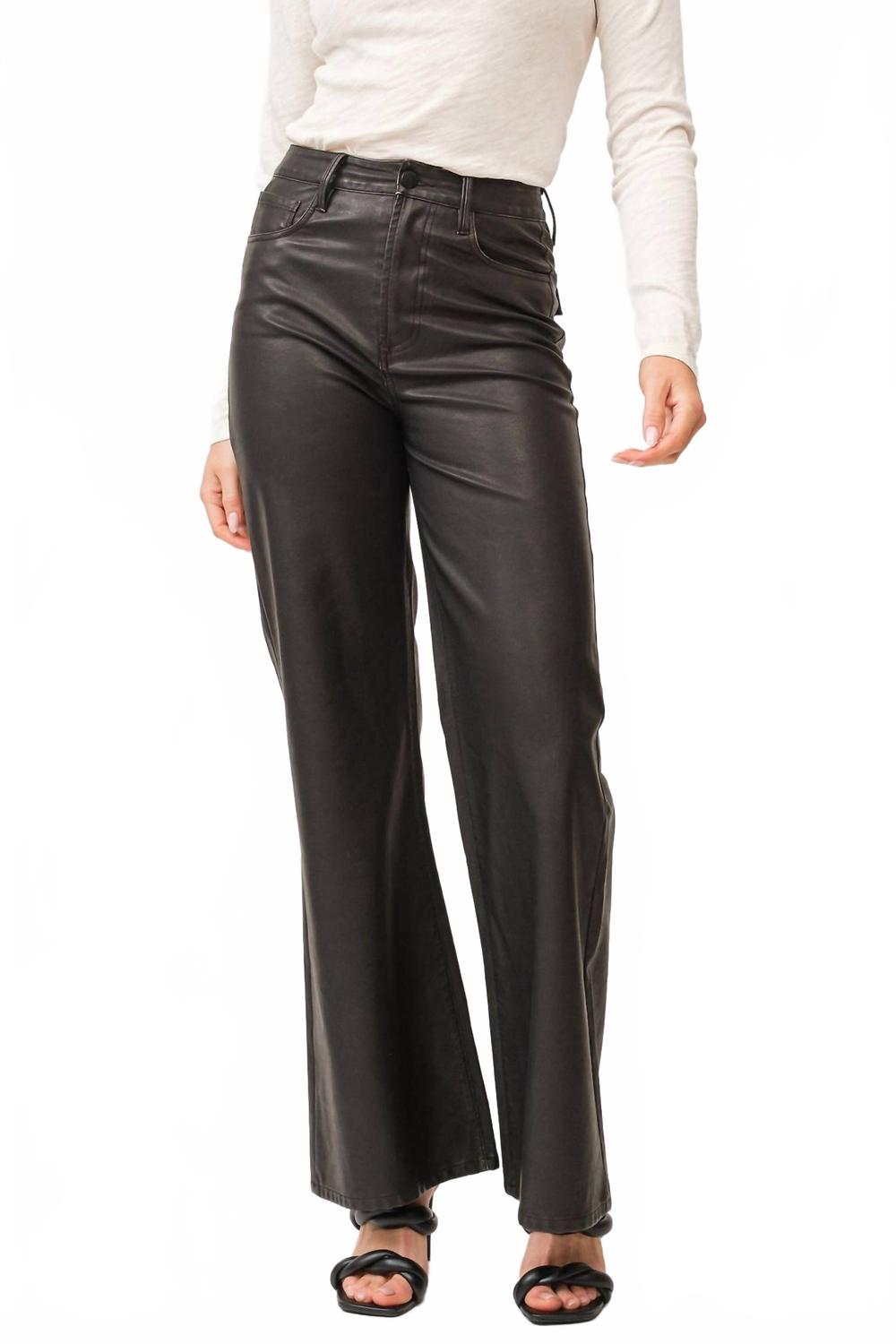 Джинсы Fiona High Rise из кожи в цвете дымчатый уголь DEAR JOHN DENIM, Smoked Charcoal 
Джинсы Fiona High Rise из кожи в цвете дымчатый уголь DEAR JOHN DENIM, Smoked Charcoal