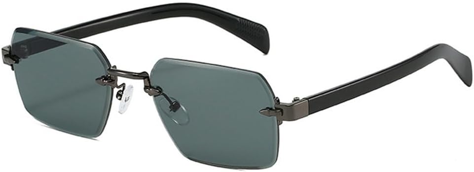 Женские солнцезащитные очки без оправы, модные, прозрачные, с градиентным переходом, защита от УФ-излучения UV400; мужские солнцезащитные очки в стиле панк TYUVIVO, Gun Green Gray
Женские солнцезащитные очки без оправы, модные, прозрачные, с градиентным переходом, защита от УФ-излучения UV400; мужские солнцезащитные очки в стиле панк TYUVIVO, Gun Green Gray