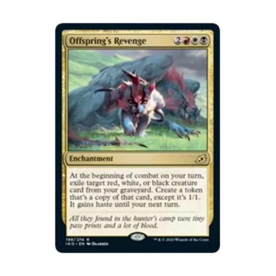 CCG Месть потомства (клавиша R), MTG - Ikoria - Lair of Behemoths
CCG Месть потомства (клавиша R), MTG - Ikoria - Lair of Behemoths