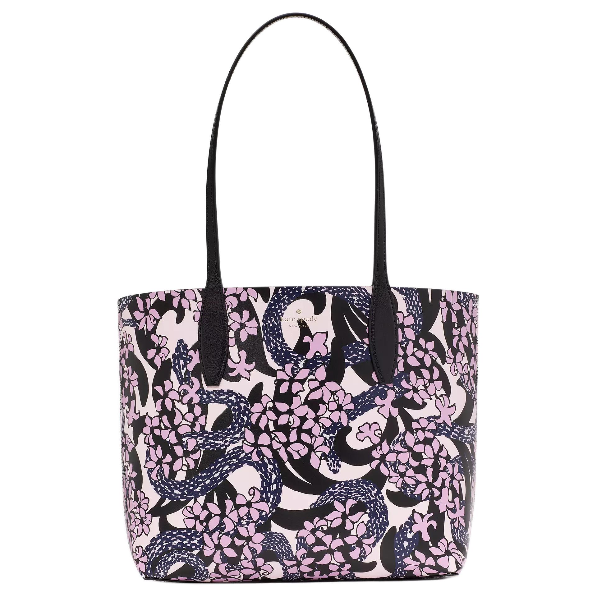 Kate Spade ПВХ хозяйственная сумка через плечо женская розовая и черная 
Kate Spade ПВХ хозяйственная сумка через плечо женская розовая и черная