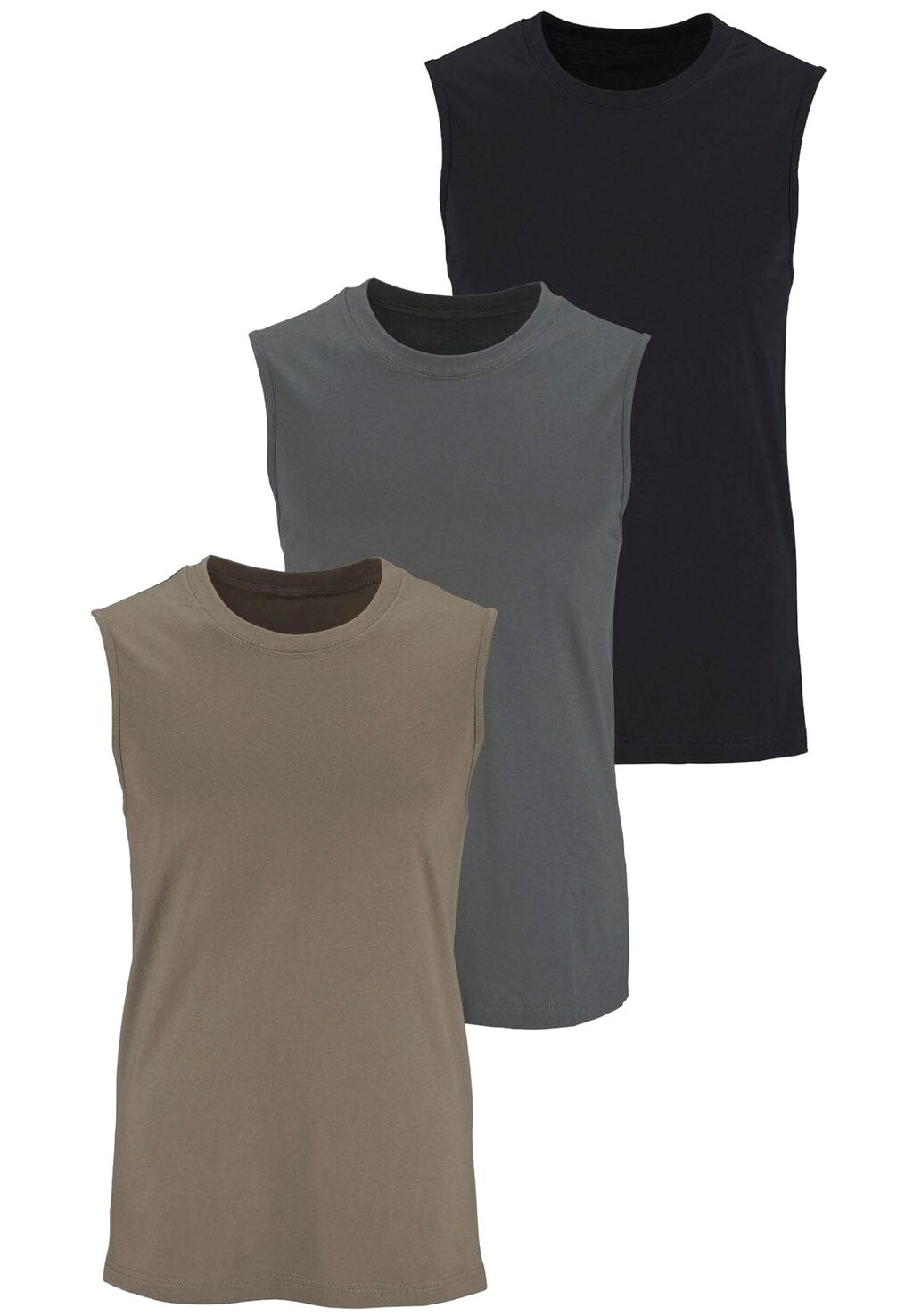 Топ MUSCLE 3 PACK H.I.S, цвет olivgrün
Топ MUSCLE 3 PACK H.I.S, цвет olivgrün