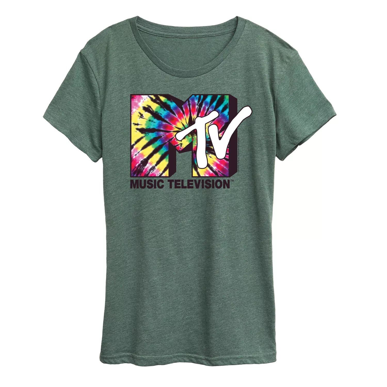 Женская футболка с графическим логотипом MTV Tie Dye Licensed Character
Женская футболка с графическим логотипом MTV Tie Dye Licensed Character