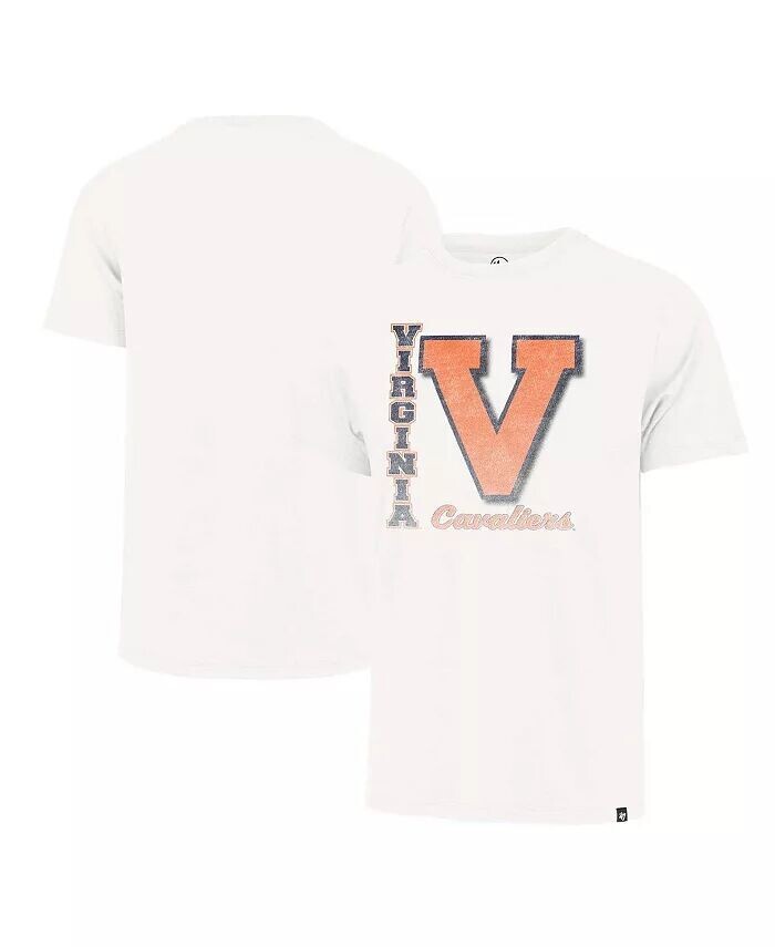 Мужская кремовая футболка с потертостями Virginia Cavaliers Franklin '47 Brand
Мужская кремовая футболка с потертостями Virginia Cavaliers Franklin '47 Brand