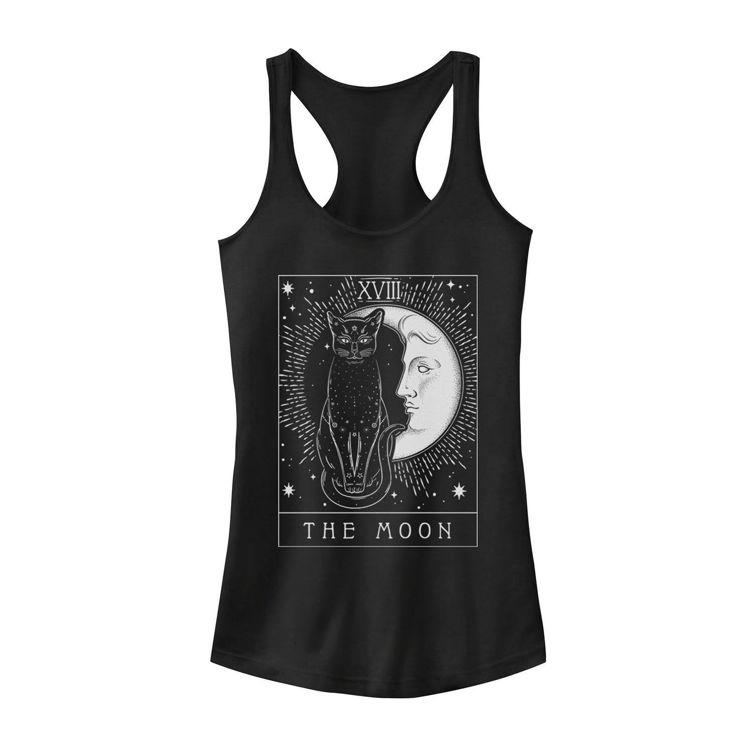 Майка для юниоров с изображением полумесяца и карт Таро кота
Майка для юниоров с изображением полумесяца и карт Таро кота