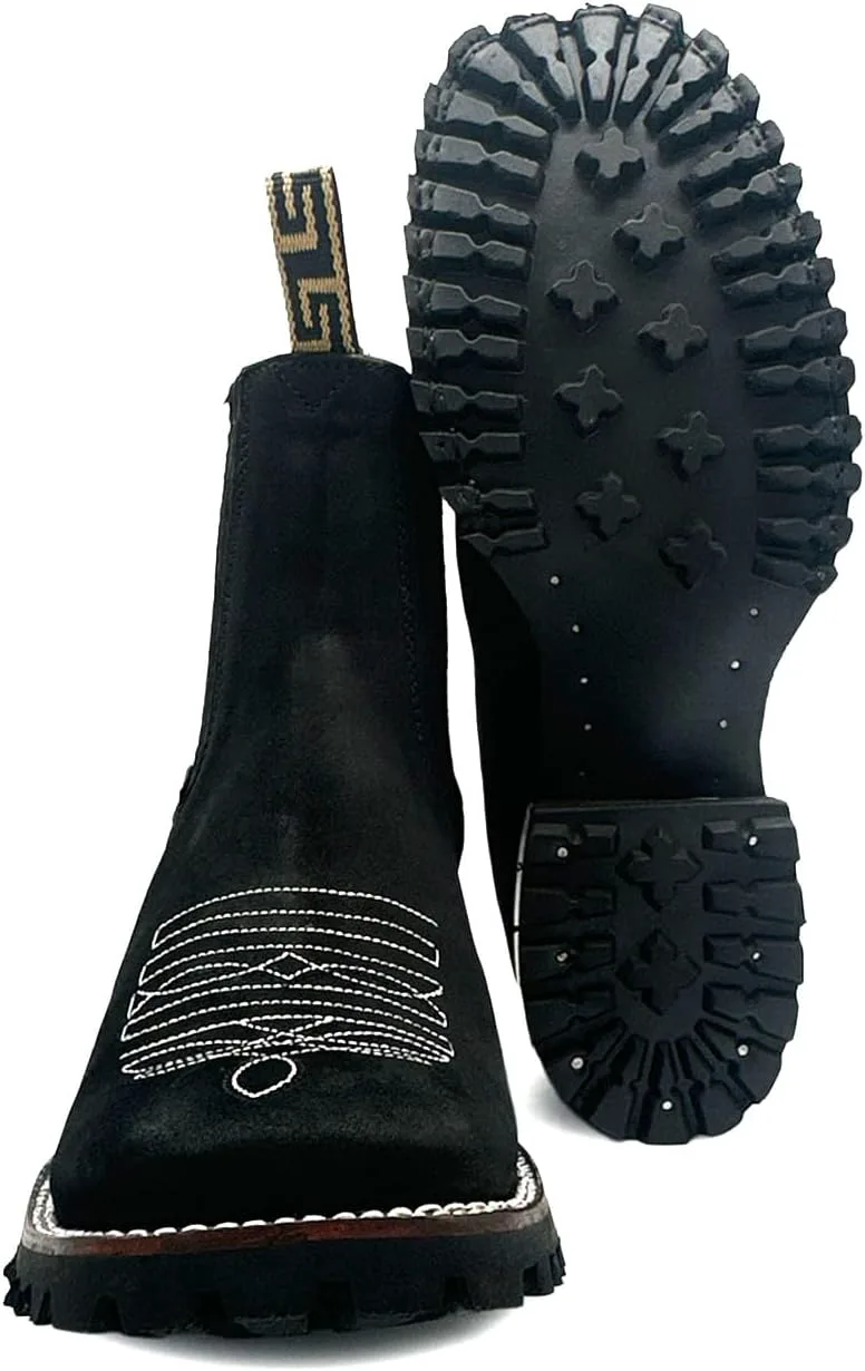 Мужские западные кожаные ботинки The Western Shops с квадратным носком и низким голенищем, черный
Мужские западные кожаные ботинки The Western Shops с квадратным носком и низким голенищем, черный