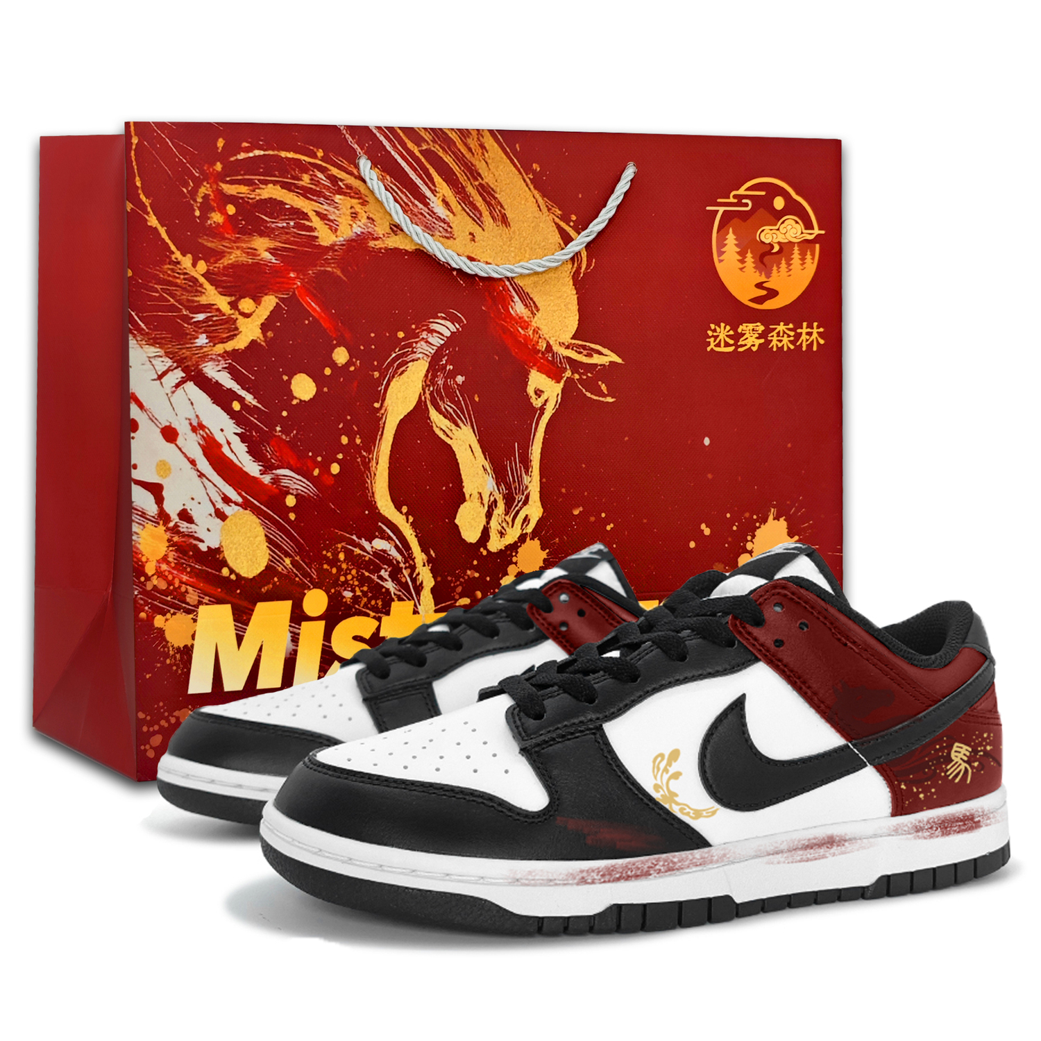 Nike Dunk Crimson Gold Leap, Shopping Bag CNY Horse Year, Mist Forest, стильный дизайн, устойчивый к истиранию, низкий верх
Nike Dunk Crimson Gold Leap, Shopping Bag CNY Horse Year, Mist Forest, стильный дизайн, устойчивый к истиранию, низкий верх