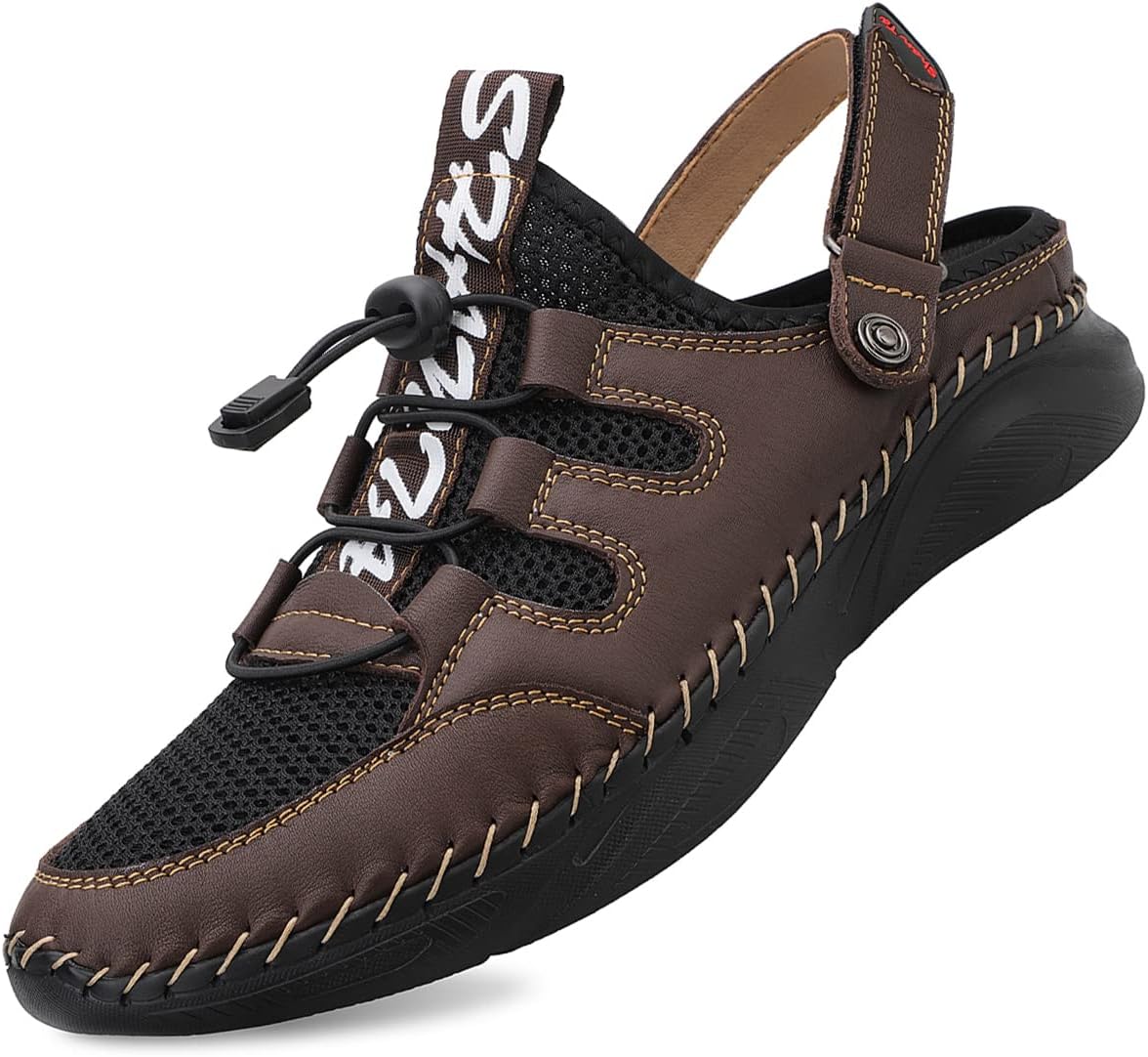 Мужские сандалии с поддержкой свода стопы, для плантарного фасциита, слипоны, спортивные шлепанцы, удобная кожаная обувь, для улицы и дома, с регулируемыми ремешками Freeior, темно-коричневый
Мужские сандалии с поддержкой свода стопы, для плантарного фасциита, слипоны, спортивные шлепанцы, удобная кожаная обувь, для улицы и дома, с регулируемыми ремешками Freeior, темно-коричневый