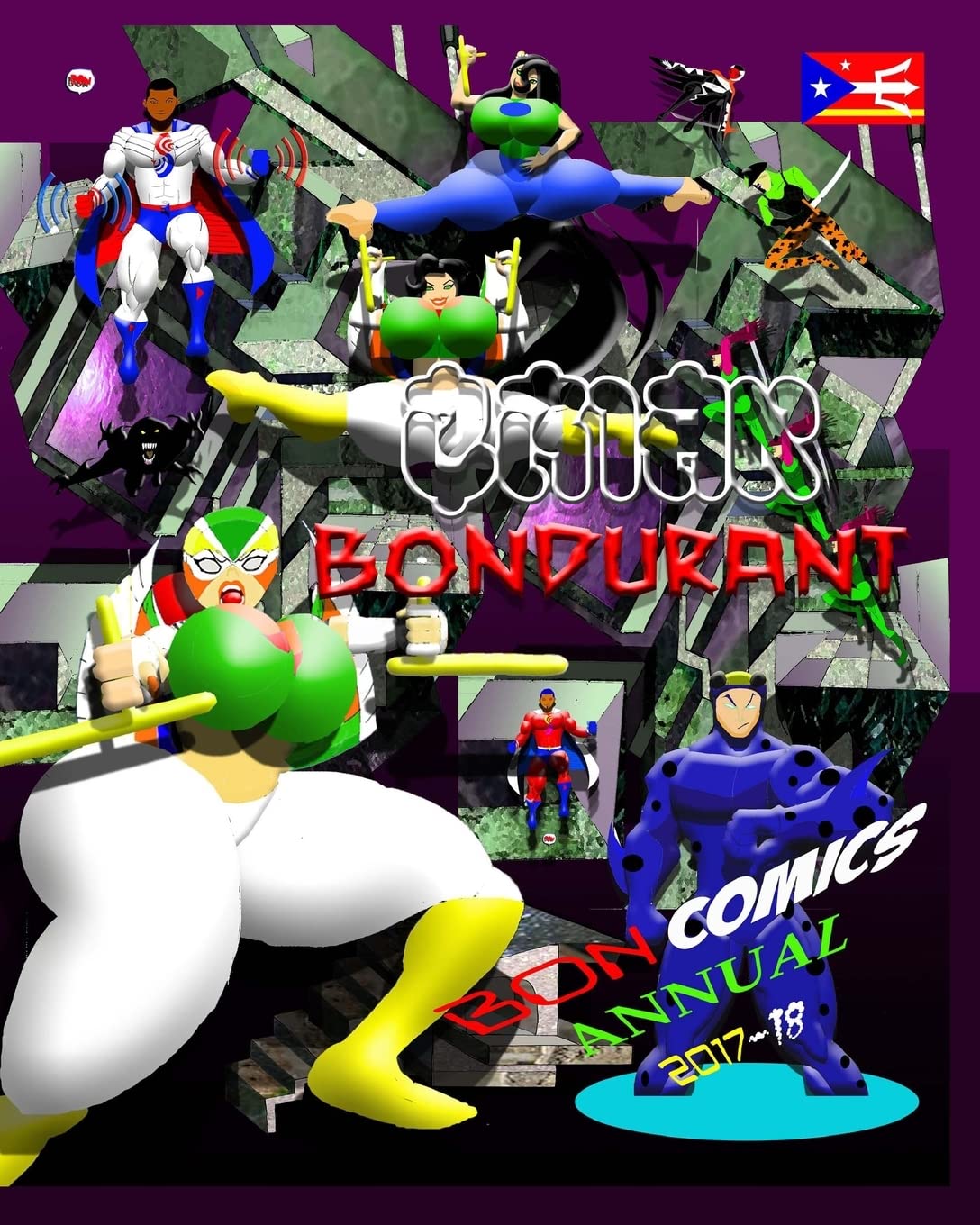 Bon Comics Annual 2017 - 18 (CreateSpace Independent Publishing Platform)
Bon Comics Annual 2017 - 18 (CreateSpace Independent Publishing Platform)