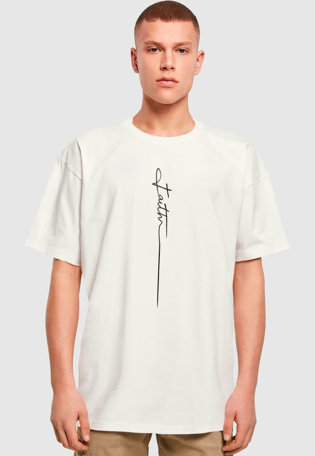 Футболка с принтом FAITH Merchcode, кремовый
Футболка с принтом FAITH Merchcode, кремовый