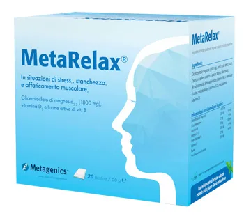 Metarelax New Formula 20 Sachets Добавка от стресса и мышечного напряжения Metagenics
Metarelax New Formula 20 Sachets Добавка от стресса и мышечного напряжения Metagenics