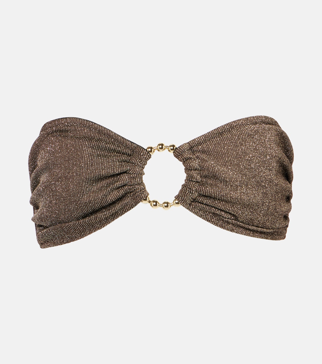 Лиф бикини Carlotta из ламе-бандо Alexandra Miro, Dark Brown Metallic
Лиф бикини Carlotta из ламе-бандо Alexandra Miro, Dark Brown Metallic