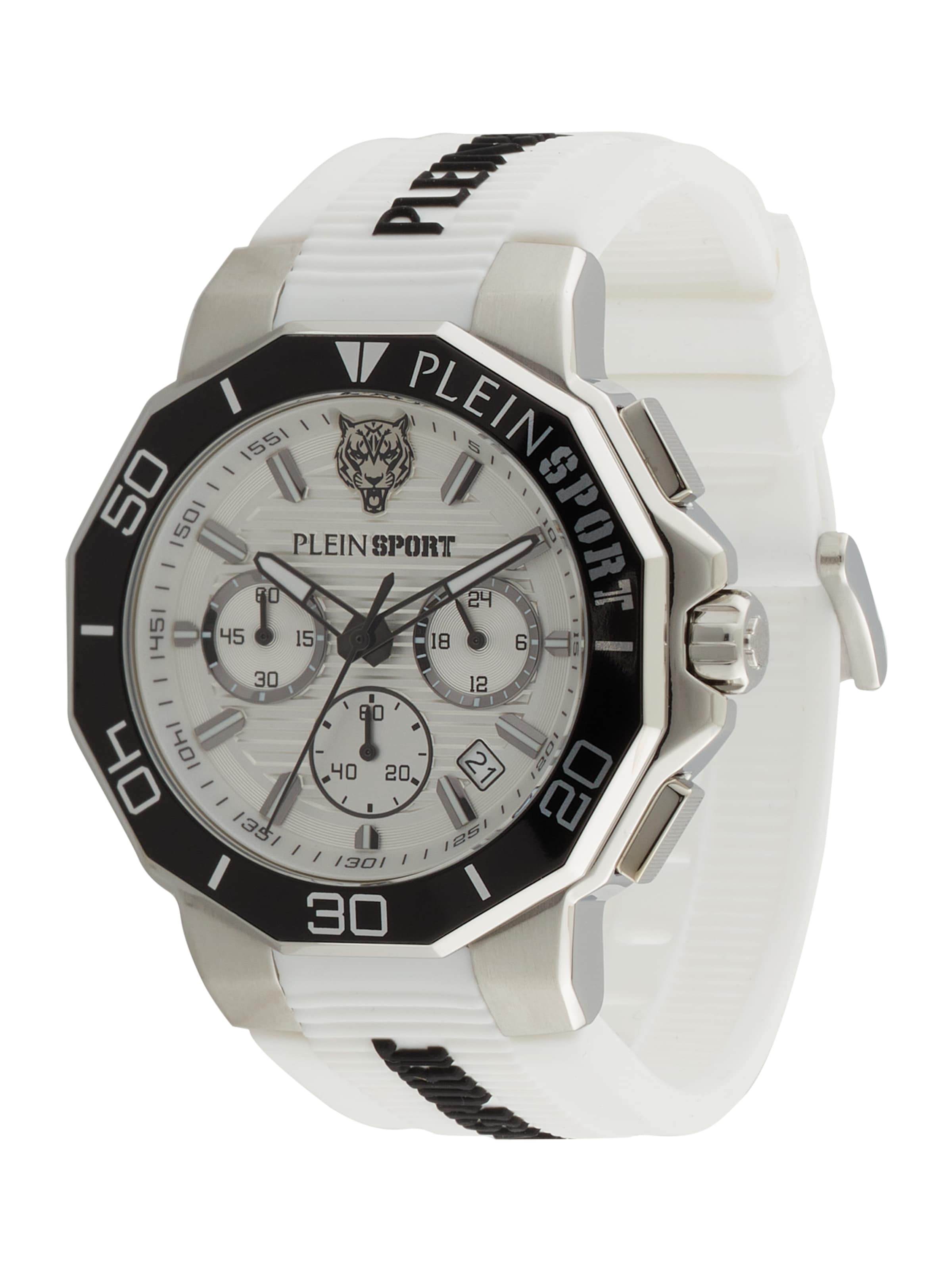 Plein Sport Часы 'TITAN' Analog в белом цвете
Plein Sport Часы 'TITAN' Analog в белом цвете