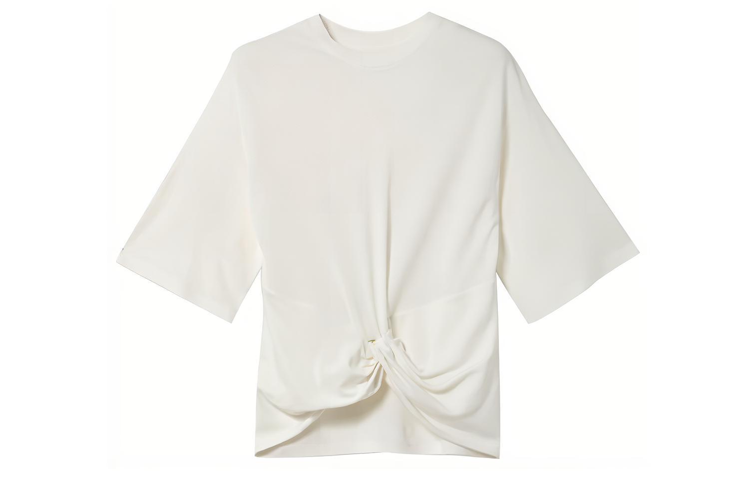 Футболка с коротким рукавом и сборками AMBUSH, белый
Футболка с коротким рукавом и сборками AMBUSH, белый