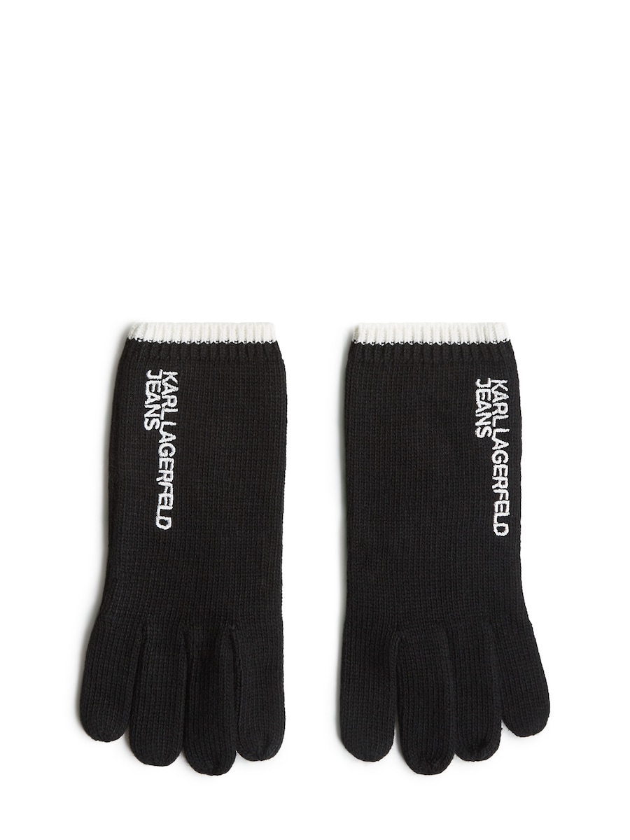 Перчатки с закрытыми пальцами KARL LAGERFELD JEANS, черный
Перчатки с закрытыми пальцами KARL LAGERFELD JEANS, черный