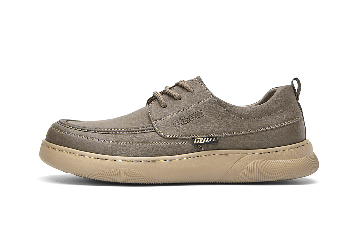 HLA Мужские повседневные туфли с низким верхом, серо-коричневые
HLA Мужские повседневные туфли с низким верхом, серо-коричневые