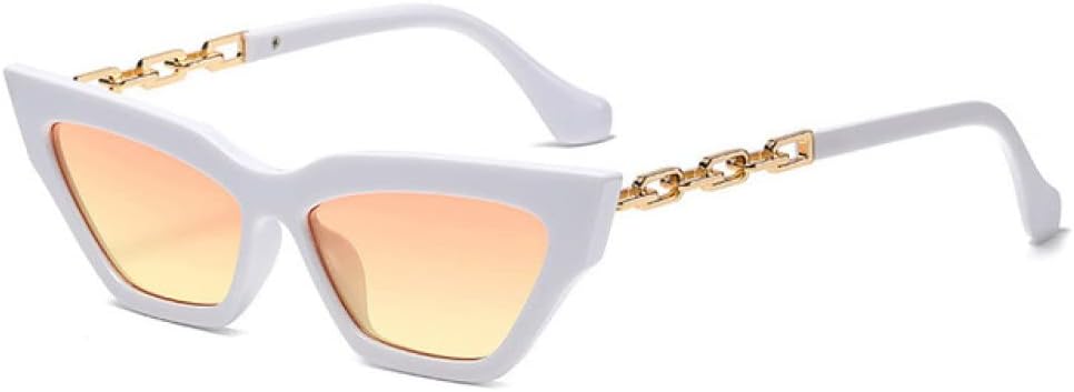 Женские солнцезащитные очки 2027 года, модные, квадратной формы, с металлическими дужками и цепочкой, маленькая оправа, черные с фиолетовыми линзами MTZJH, White Pink Yellow
Женские солнцезащитные очки 2027 года, модные, квадратной формы, с металлическими дужками и цепочкой, маленькая оправа, черные с фиолетовыми линзами MTZJH, White Pink Yellow