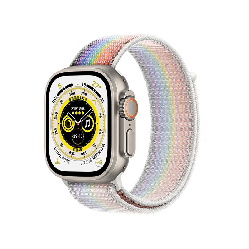 Biaodaige Часы Strap Apple Compatibility Nylon Material, White Rainbow
Biaodaige Часы Strap Apple Compatibility Nylon Material, White Rainbow