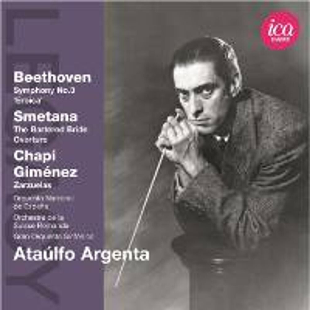 Диск CD Ataúlfo Argenta Conducts Beethoven, Smetana, Chapí & Giménez - Ataúlfo Argenta, Orquesta Nacional de España, Orchestre de la Suisse Romande, Gran Orquesta Sinfónica
Диск CD Ataúlfo Argenta Conducts Beethoven, Smetana, Chapí & Giménez - Ataúlfo Argenta, Orquesta Nacional de España, Orchestre de la Suisse Romande, Gran Orquesta Sinfónica