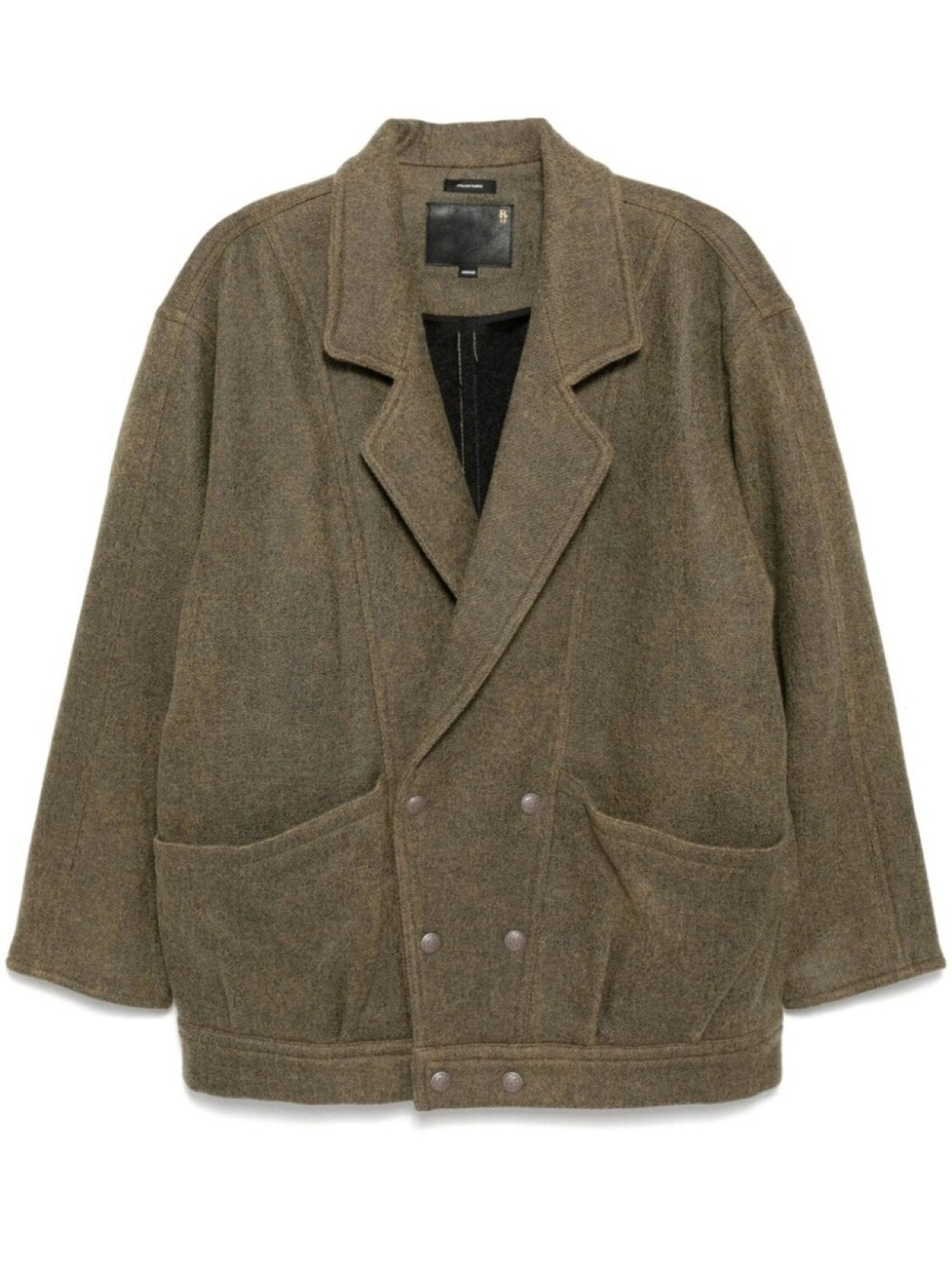 Двубортный пиджак R13, нейтральный цвет
Двубортный пиджак R13, нейтральный цвет