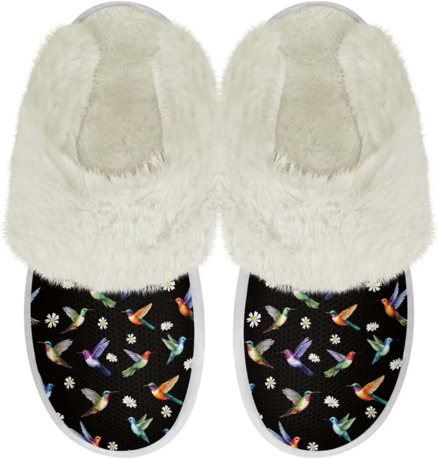 Женские пушистые тапочки Binienty, домашние тапочки для мужчин и женщин, повседневная зимняя обувь для дома, Hummingbird Daisy
Женские пушистые тапочки Binienty, домашние тапочки для мужчин и женщин, повседневная зимняя обувь для дома, Hummingbird Daisy