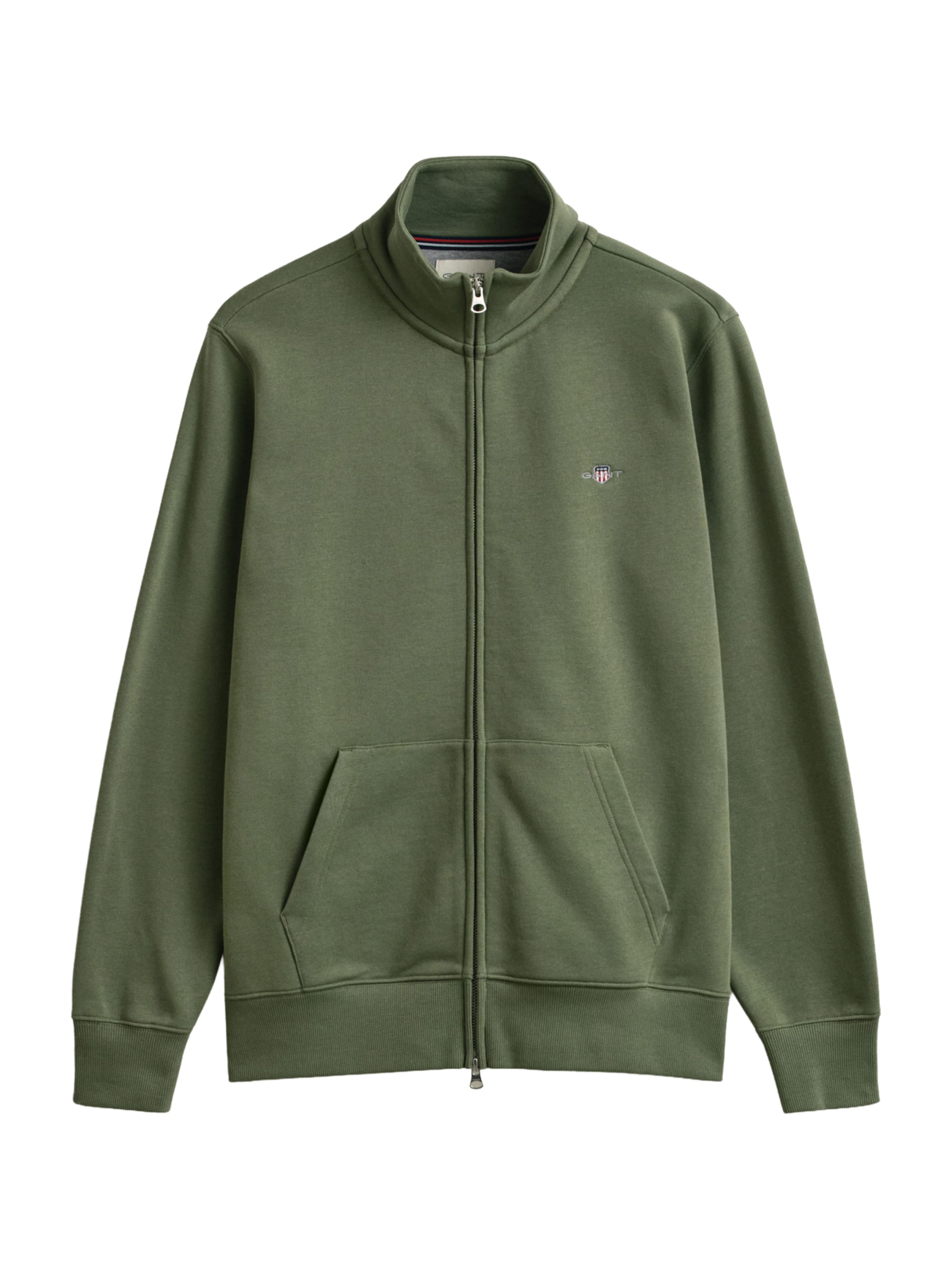 GANT Оливковый худи на молнии
GANT Оливковый худи на молнии