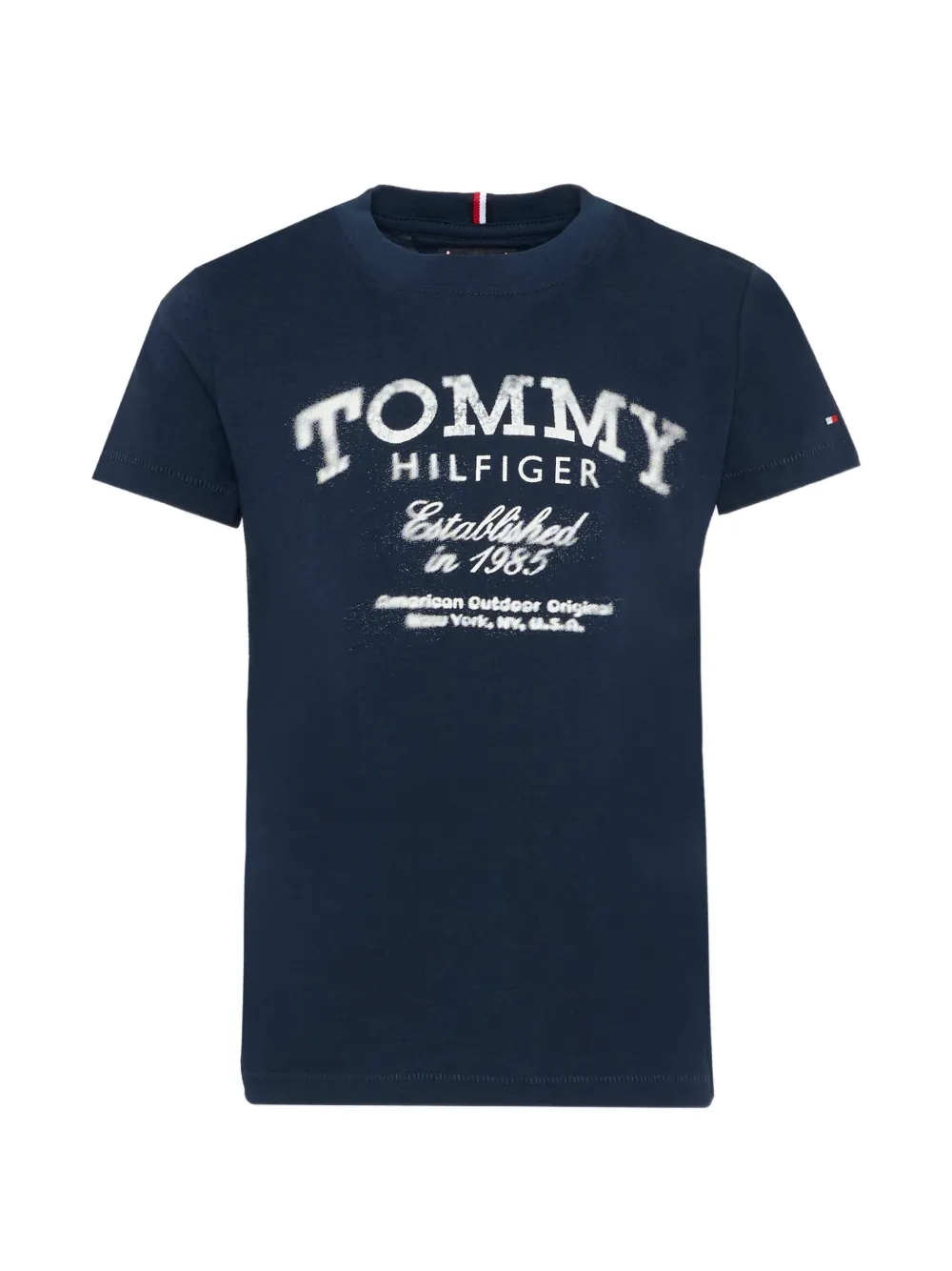 Хлопковая футболка с логотипом Tommy Hilfiger Junior, синий
Хлопковая футболка с логотипом Tommy Hilfiger Junior, синий