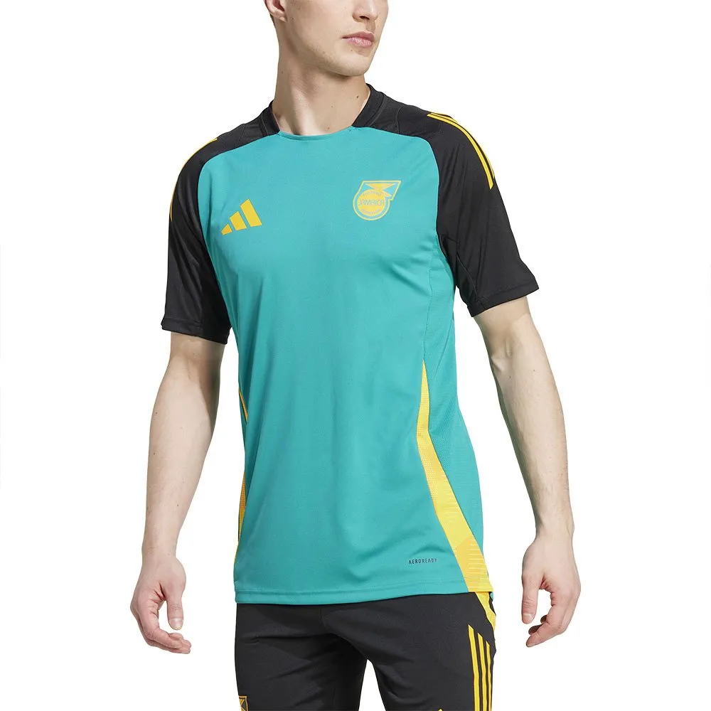 Футболка с коротким рукавом adidas Jamaica 24/25 Tiro training, синий 
Футболка с коротким рукавом adidas Jamaica 24/25 Tiro training, синий
