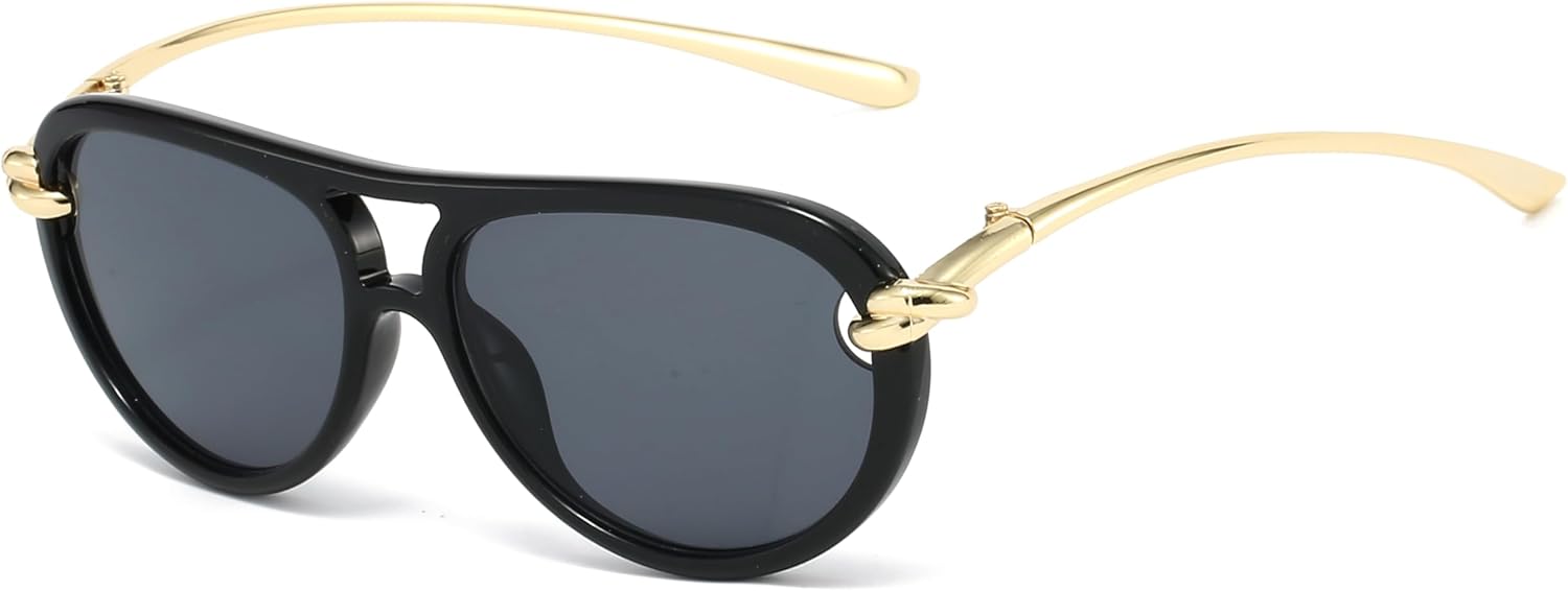 Солнцезащитные очки Long Keeper Pilot для женщин и мужчин, ретро-очки с овальной двойной перемычкой, винтажные солнцезащитные очки 70-х годов, защита от УФ-излучения UV400, Black Black
Солнцезащитные очки Long Keeper Pilot для женщин и мужчин, ретро-очки с овальной двойной перемычкой, винтажные солнцезащитные очки 70-х годов, защита от УФ-излучения UV400, Black Black