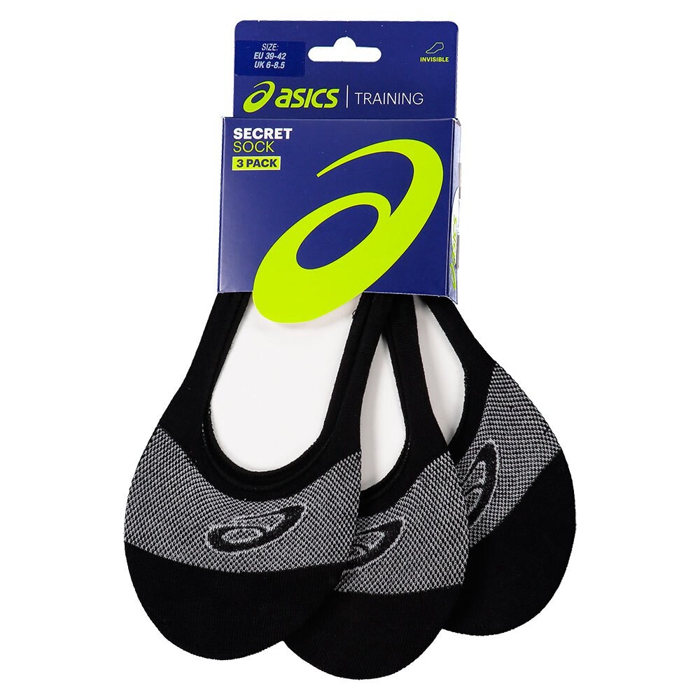 Носки Asics Secret no show 3 шт, черный 
Носки Asics Secret no show 3 шт, черный