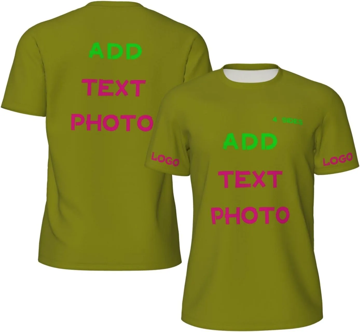 Футболка Custom с принтом на 4 сторонах и логотипом
Футболка Custom с принтом на 4 сторонах и логотипом