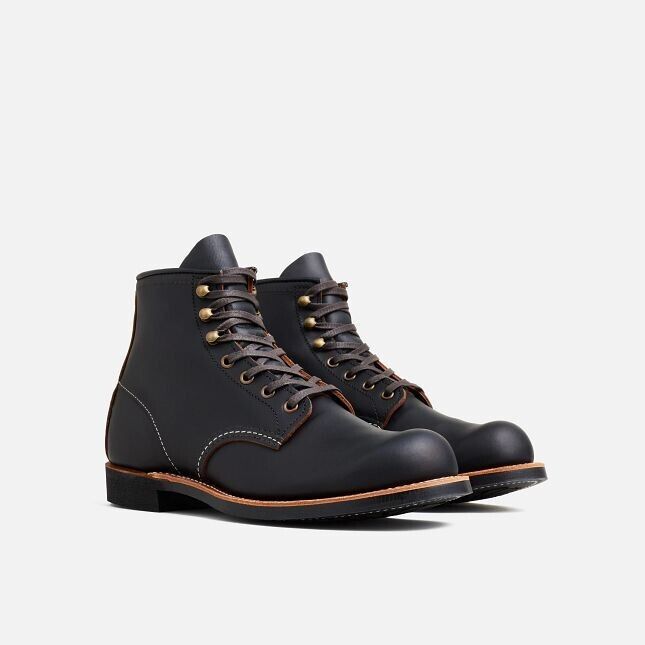 Red Wing Heritage Blacksmith 3345 мужские черные кожаные ботинки с круглым носком и высотой до щиколотки 6 дюймов Red Wing Shoes
Red Wing Heritage Blacksmith 3345 мужские черные кожаные ботинки с круглым носком и высотой до щиколотки 6 дюймов Red Wing Shoes