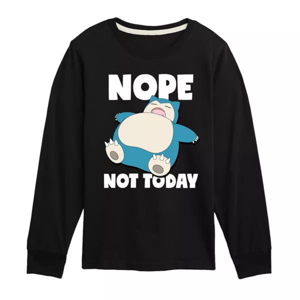 Футболка с длинным рукавом и принтом покемона Снорлакса для мальчиков 8-20 лет. Нет, не сегодня. Licensed Character, черный
Футболка с длинным рукавом и принтом покемона Снорлакса для мальчиков 8-20 лет. Нет, не сегодня. Licensed Character, черный